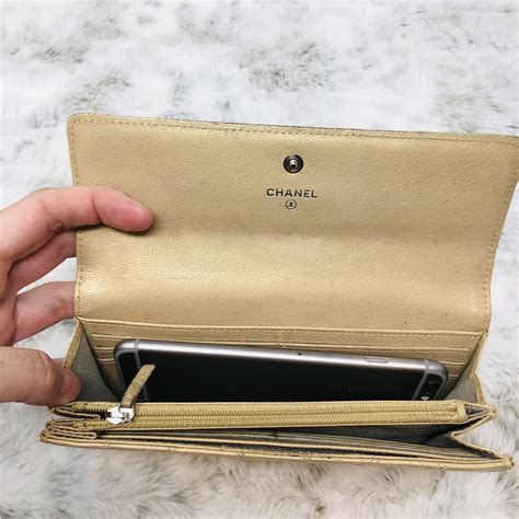 chanel waller|genuine chanel wallet.